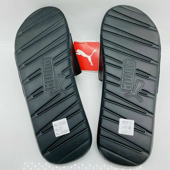 NEW PUMA Mens Starcat Tech Slide Sandals - Black main image 5